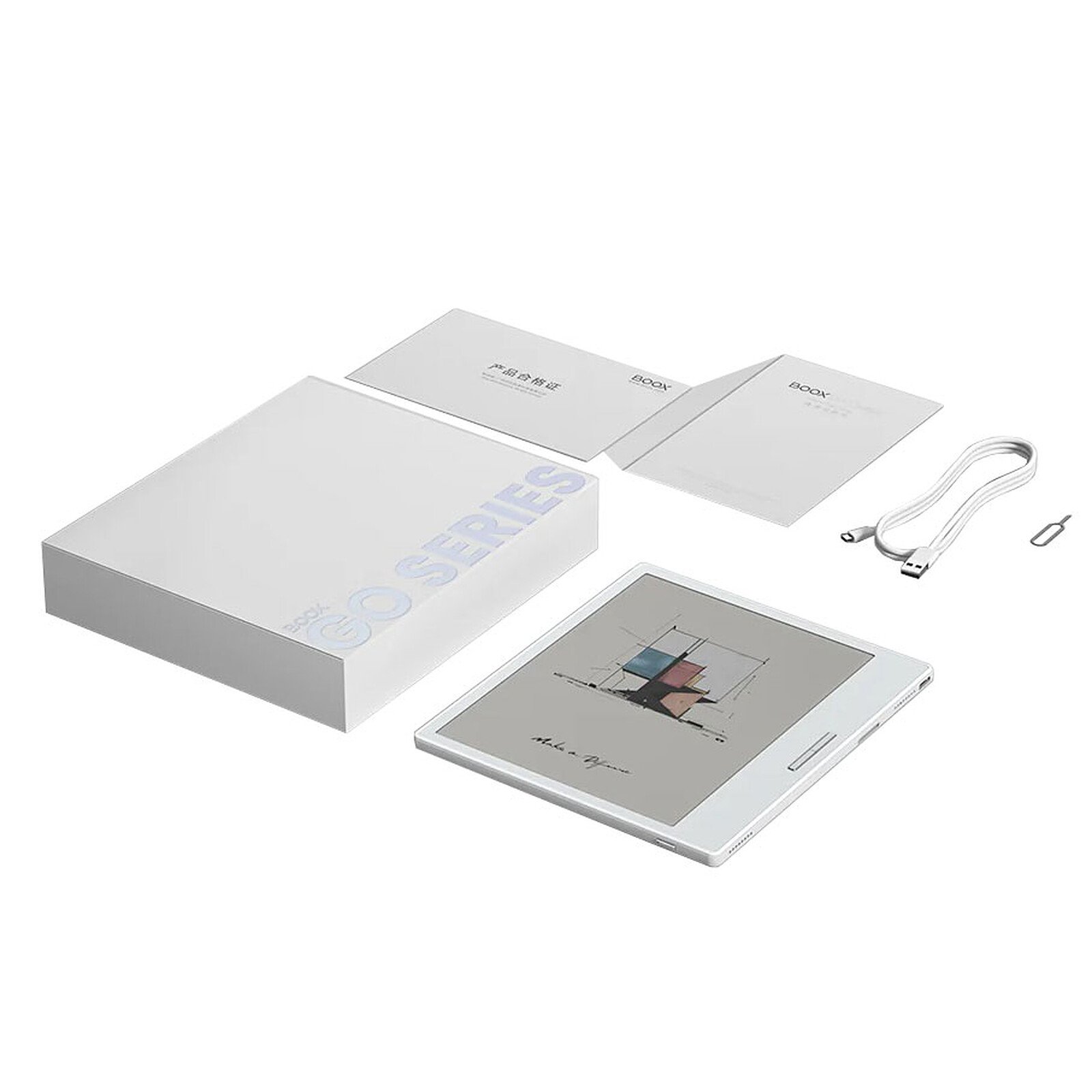 BOOX Go Color 7-Inch E-Ink Tablet (Kaleido 3, White) - 64GB, Android 12, Wi-Fi - Image 3