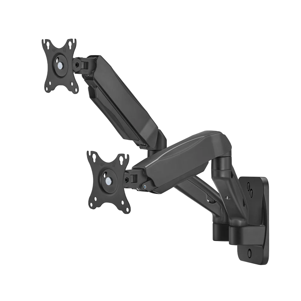 GameOn Economy Spring-Assisted Wall-Mounted Dual Monitor Arm (GO-5008) - Adjustable and Space-Saving Design - Image 8