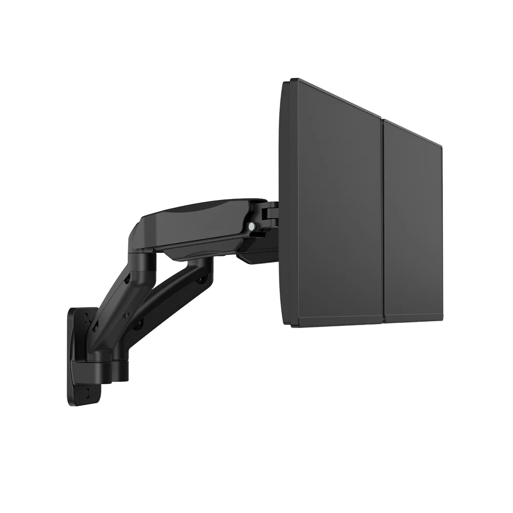 GameOn Economy Spring-Assisted Wall-Mounted Dual Monitor Arm (GO-5008) - Adjustable and Space-Saving Design - Image 2