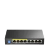 Enhance your network performance with the CUDY GS1008P, an 8-Port Gigabit Desktop Switch featuring 4 PoE+ ports.