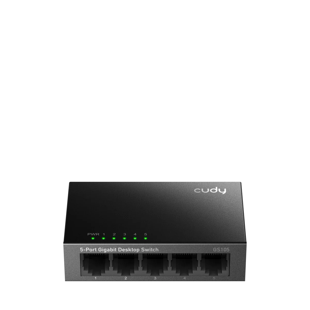 Upgrade your home or office network with the CUDY 5-Port 10/100/1000 Mbps Desktop Switch.
