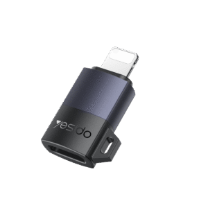 YESIDO LIGHTNING OTG ADAPTER BLACK GS27