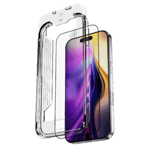 BLUPEBBLE GRAPHENE ROCK SERIES TEMPERED GLASS 2.5D FOR IPHONE 17 PRO MAX BLUE BP-LENS17P&PM-BL