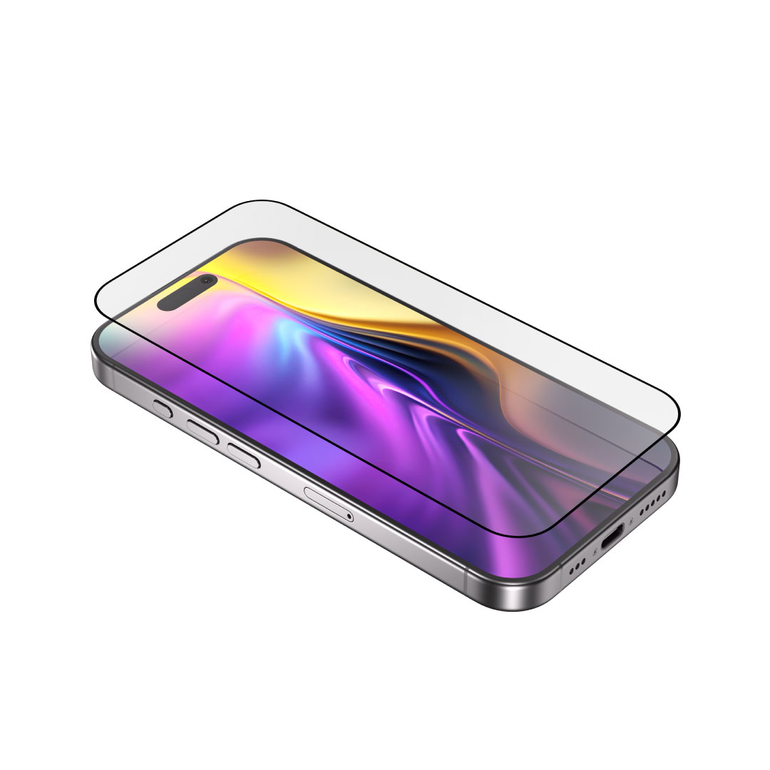 Blupebble Graphene Rock Series Tempered Glass 2.5D For iPhone 17 Pro -Clear BP-ROCKIP17PROAP-CL