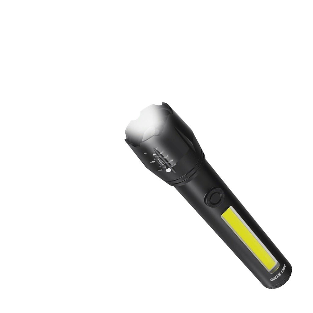 GREEN LION 2 IN 1 ADJUSTABLE TORCH BLACK - Image 2
