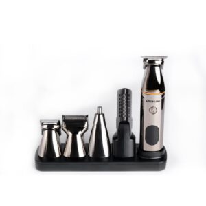GREEN LION 5 IN 1 MULTI-FUNCTION HAIR CLIPPER SET 600MAH BLACK GN5IN1MHTRMBK