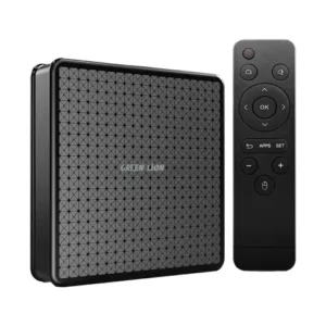 GREEN LION TV BOX ANDROID 10 4K WITH REMOTE CONTROL BLACK GNANDTVBOXBK