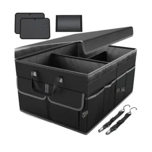 GREEN LION CAR TRUNK ORGANIZER 57L BLACK GNCRTORG57BK