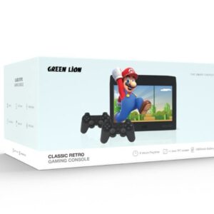 GREEN LION CLASSIC RETRO GAMING CONSOLE 11 INCH BLACK GNCREGC11BK