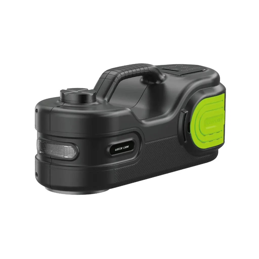 GREEN LION ELECTIC CAR JACK KIT BUILT-IN LED LIGHT BLACK GNELJACKKTBK - Image 3