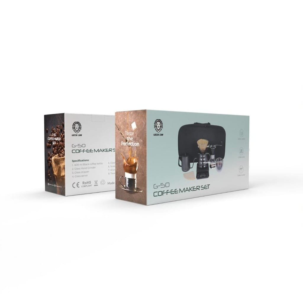 GREEN LION G50 COFFEE MAKER SET 600ML BLACK GNG50COFFST - Image 2