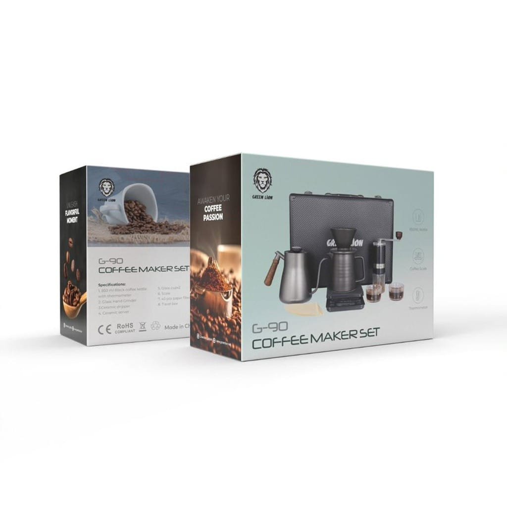 GREEN LION G90 COFFEE MAKER 850ML BLACK GNG90COFFBK - Image 2