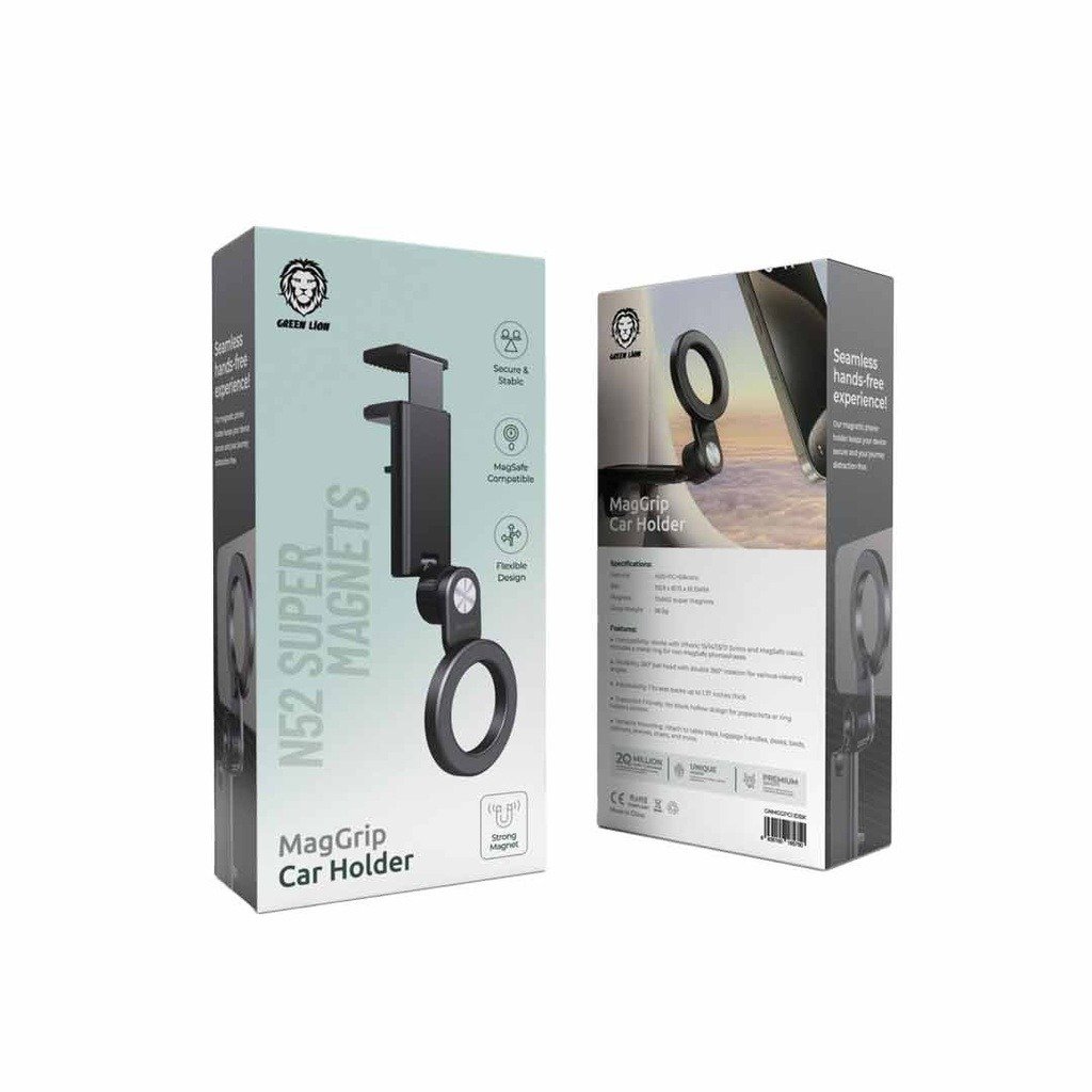 Green Lion Mag Grip Car Holder Black GNMGGPCHDBK - Image 2