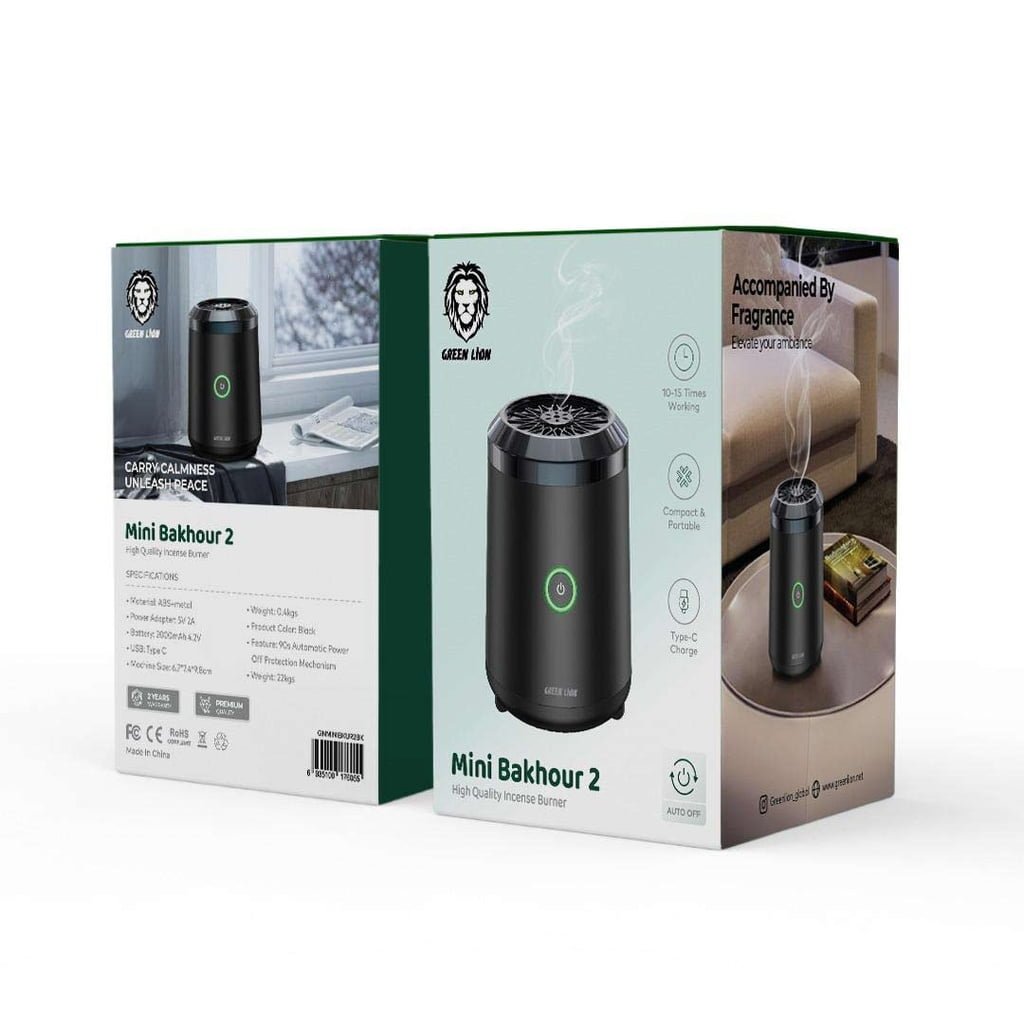 GREEN LION MINI BAKHOUR 2 INCENSE BURNER 2000MAH - Image 2