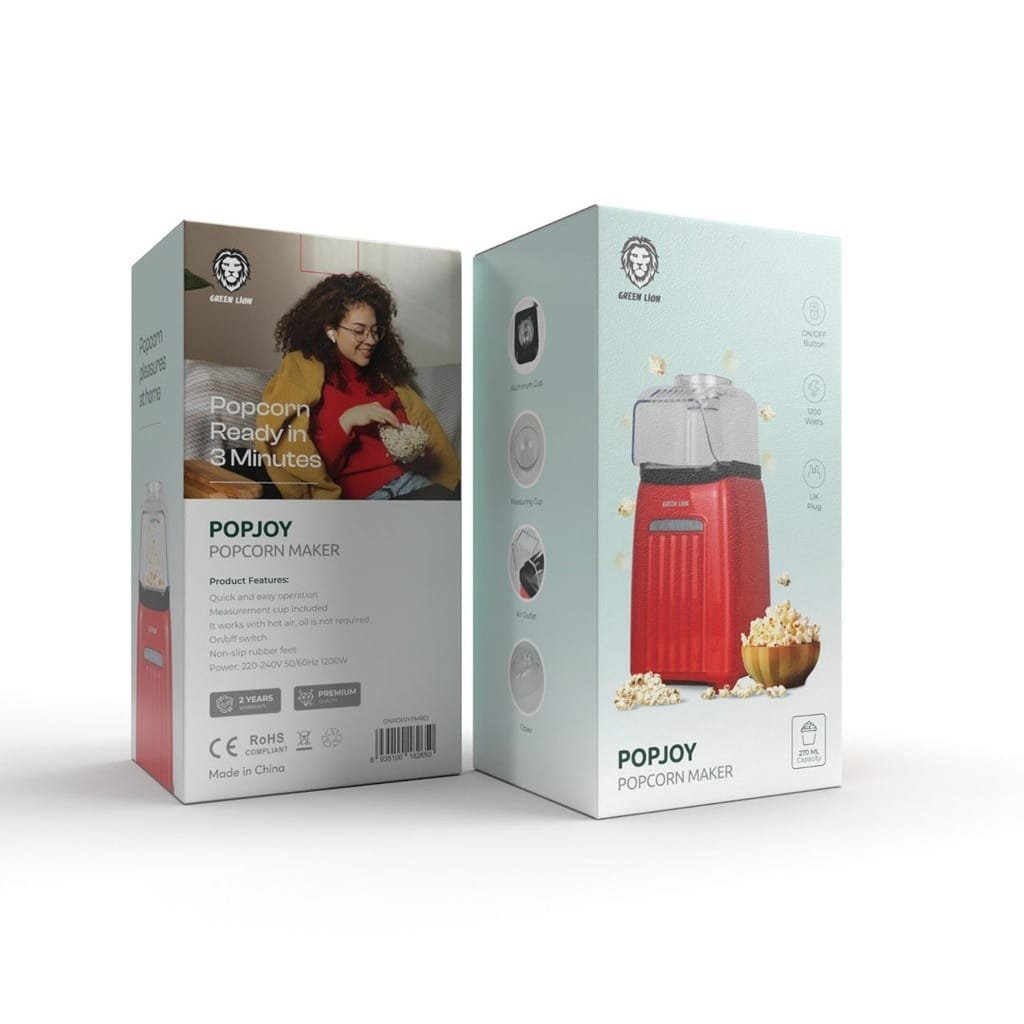 GREEN LION POP JOY POP CORN MAKER RED GNPOPGYPNRD - Image 2