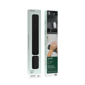 Green Lion Ultra Soft Wrist Pad Black GNWRISTPDBK - Ergonomic Keyboard Rest