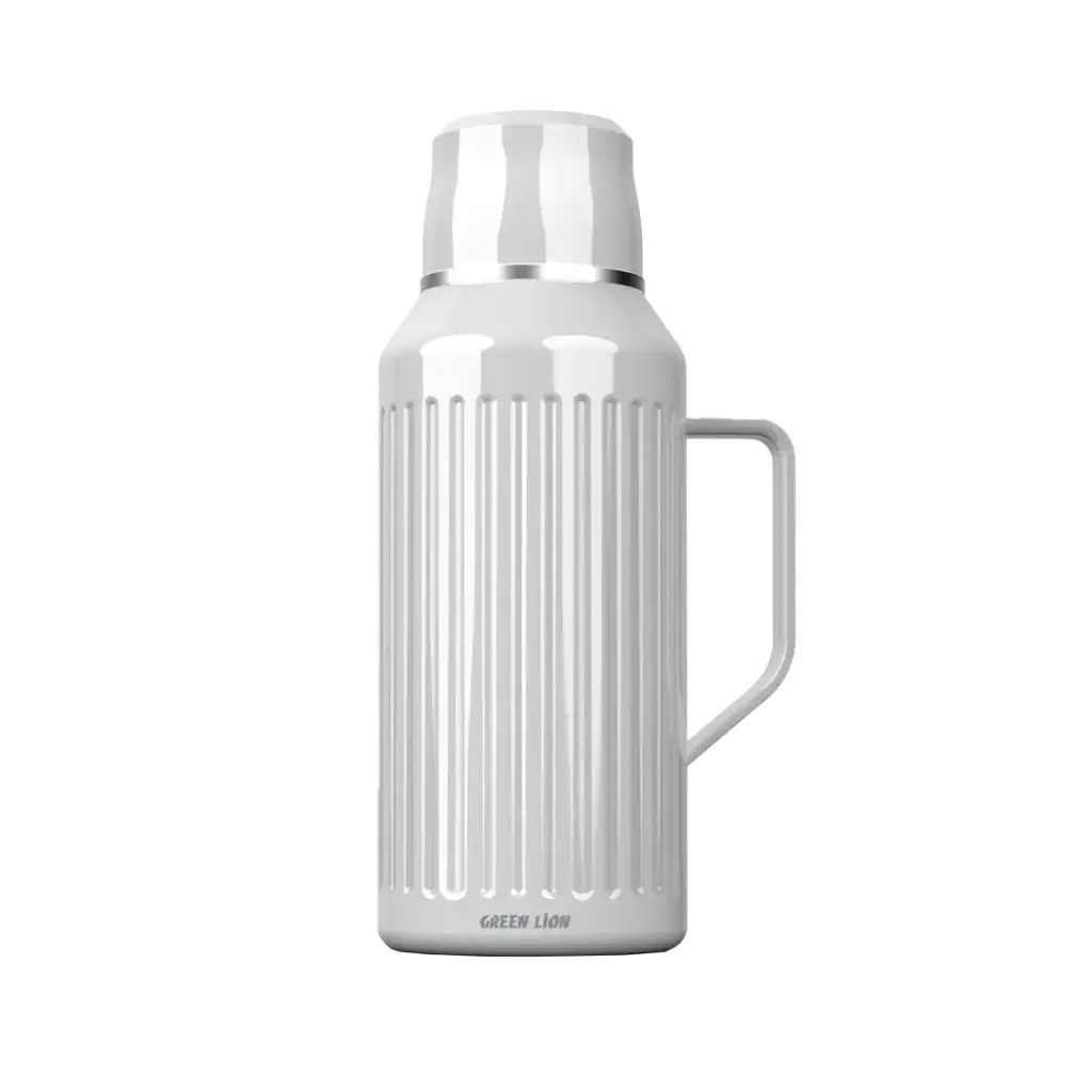 GREEN LION VINTAGE THERMAL BOTTLE WHITE GNVTGTMBTLWH - Image 2