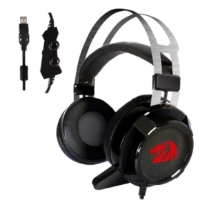 Redragon Siren 2 7.1 Channel Surround Stereo Gaming Headset (Black, H301USB-1) - Immersive Sound and Comfort