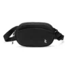 Discover modern minimalism with the TOMTOC SlingBean T32 Belt Bag in sleek black