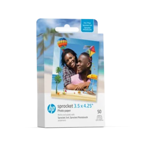 HP SPROCKET 3.5 X 4.25 INCH ZINK PHOTO PAPER WHT PACK OF 50 HPIZ3X450