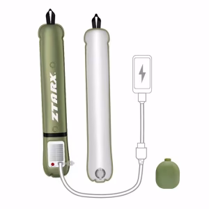 ZTARX SOLAR INFLATABLE CAMPING LIGHT TUBE GREEN S60