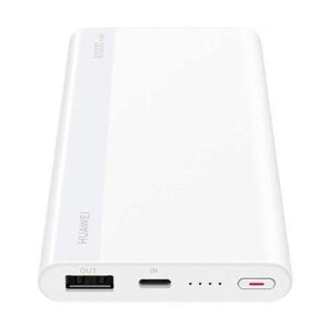 Stay powered throughout your day with the HUAWEI Power Bank 10000mAh White