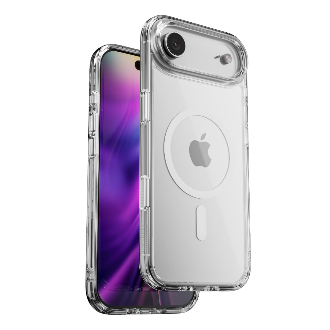 Keep your iPhone protected and stylish with the Blupebble Hybrid Mag Case with MagSafe for iPhone 17 Air – Clear (BP-IPHMCLR17AIR-CL)