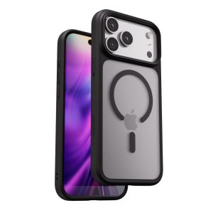 Blupebble Hybrid Matte Case With MagSafe For iPhone 17 Pro Max Black BP-IPHMAT17MAX-BK