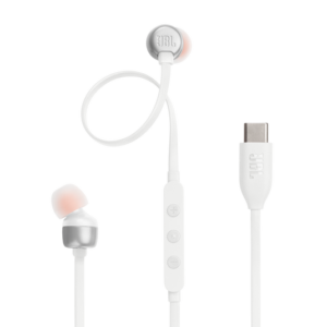 JBL TUNE 305C USB-C WIRED EARBUDS WHITE