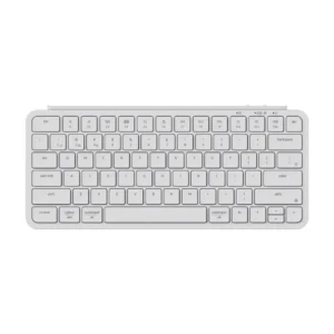 Elevate your workflow with the Keychron B1 Pro Ultra-Slim Wireless Keyboard in stunning Ivory White