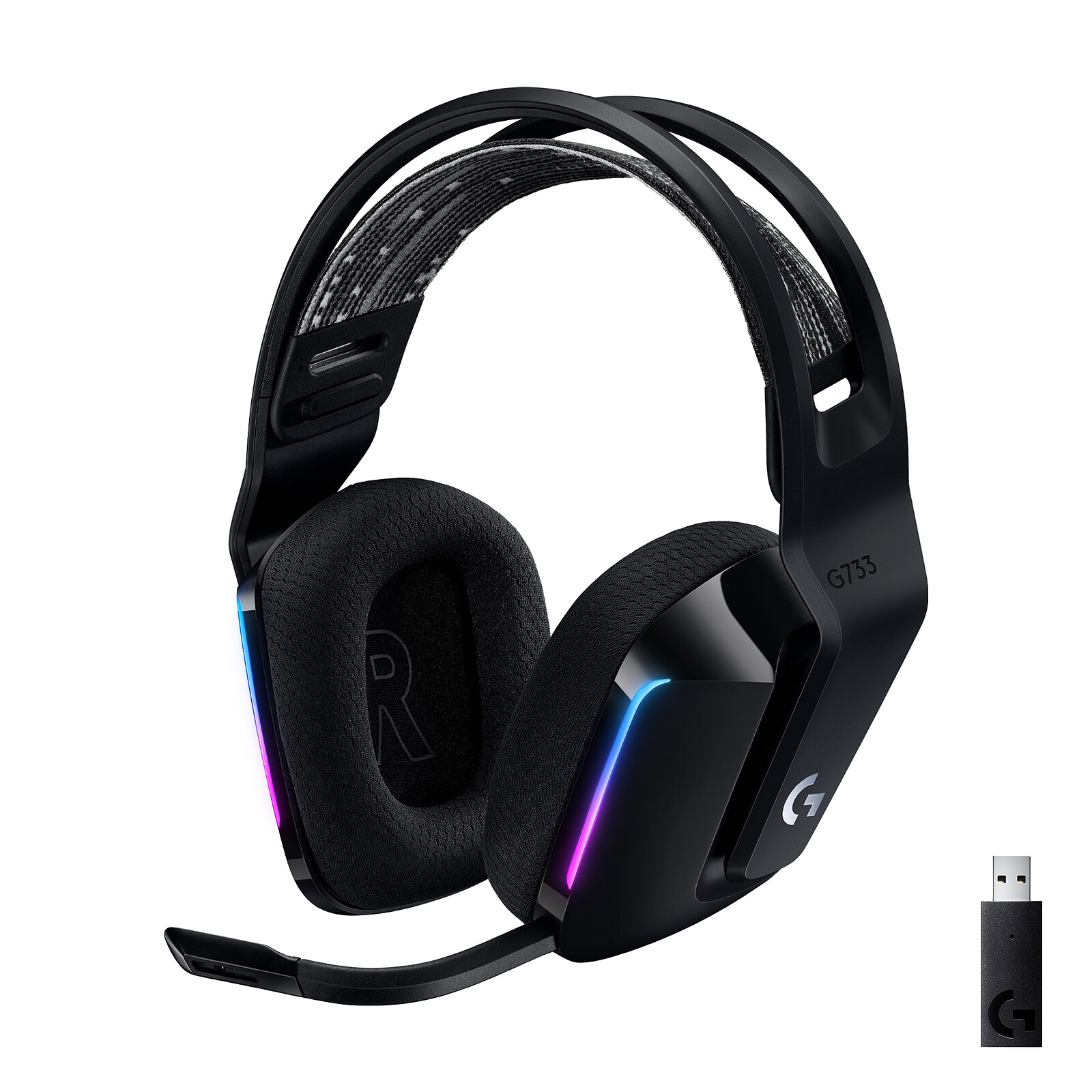 Logitech G733 LIGHTSPEED Headset Black