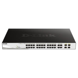 D LINK 24 PORT POE GIGABIT SMART MANAGED SWITCH DGS-1210-28P