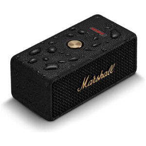 Discover the perfect harmony of vintage aesthetics and cutting-edge audio with the Marshall Emberton III Portable Wireless Speaker in Midnight Blue.