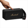 Discover the perfect fusion of iconic style and powerful sound with the Marshall Middleton II Portable Bluetooth Speaker in sleek black.