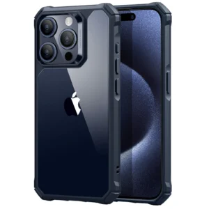 Protect your iPhone 15 Pro Max in style with the ESR Air Armor Series Case in Frosted Black.