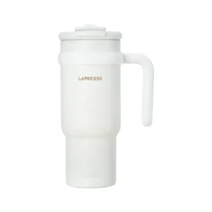 LEPRESSO THERMO FLASK INSULATED MUG WHITE LPCFFM0024WH
