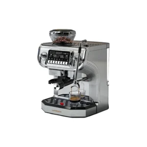 Unleash café-quality coffee at home with the LEPRESSO Dual Boiler Espresso Machine in Silver (LPCFFM0036).
