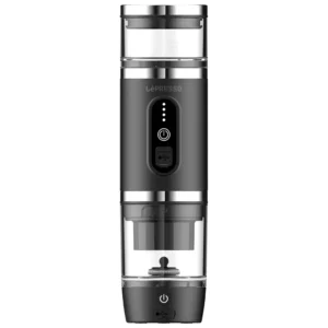 LEPRESSO PORTABREW 4 IN 1 PORTABLE COFFEE MACHINE WITH MILK FROTHER BLACK LPCFFM4IN1BK