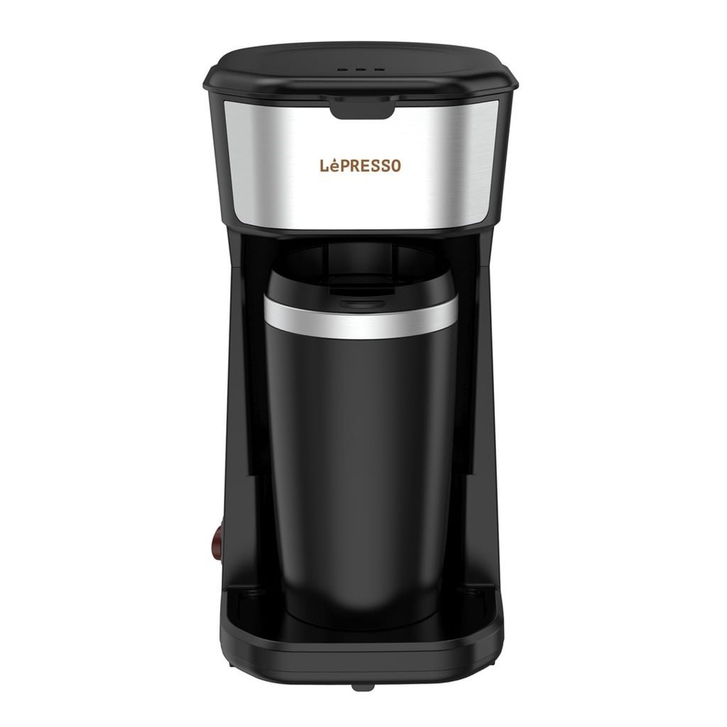 LEPRESSO INSTANT COFFEE BREWER WITH TRAVEL MUG 400ML BLACK LPCMTMBK - Image 2