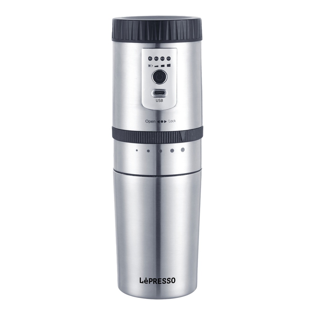 LePresso Portable Mug Burr Grinder