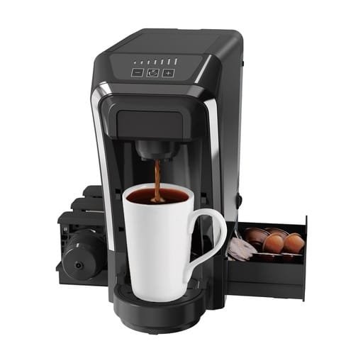 LEPRESSO MULTI CAPSULE TEA & COFFEE MACINE WITH ITALIAN PUMP/FLOW METER BLACK LPMFCMSBK - Image 2