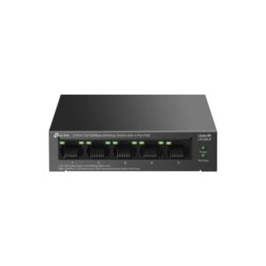 TP LINK LITEWAVE 5 PORT 10/100 MBPS DESKTOP POE+ SWITCH LS105LP