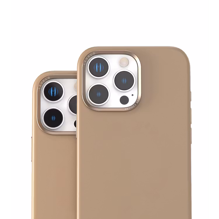 LEVELO IRIS MAGSAFE IPHONE 16 PRO LIQUID SILICONE CASE ROSE GOLD LVL-IMSC-16P-RSGD - Image 3