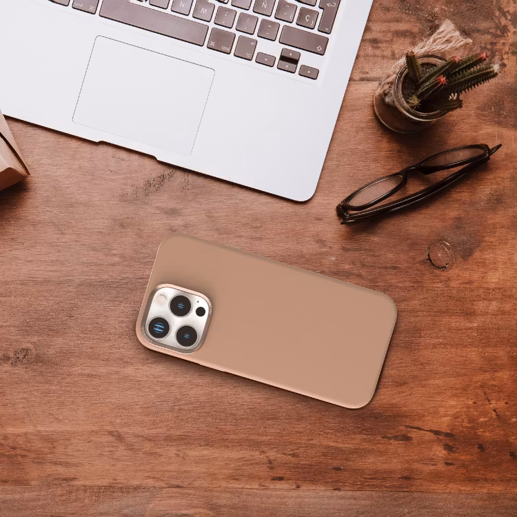 LEVELO IRIS MAGSAFE IPHONE 16 PRO LIQUID SILICONE CASE ROSE GOLD LVL-IMSC-16P-RSGD - Image 7