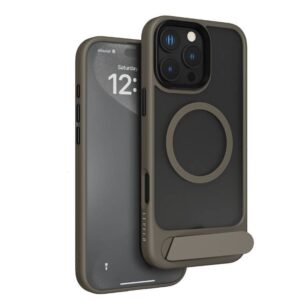 LEVELO IPHONE 16 PRO MAX MATTEO CASE WITH BOTTOM STAND GRIP ROSE GOLD LVL-MCBSG-16PM-RSGD