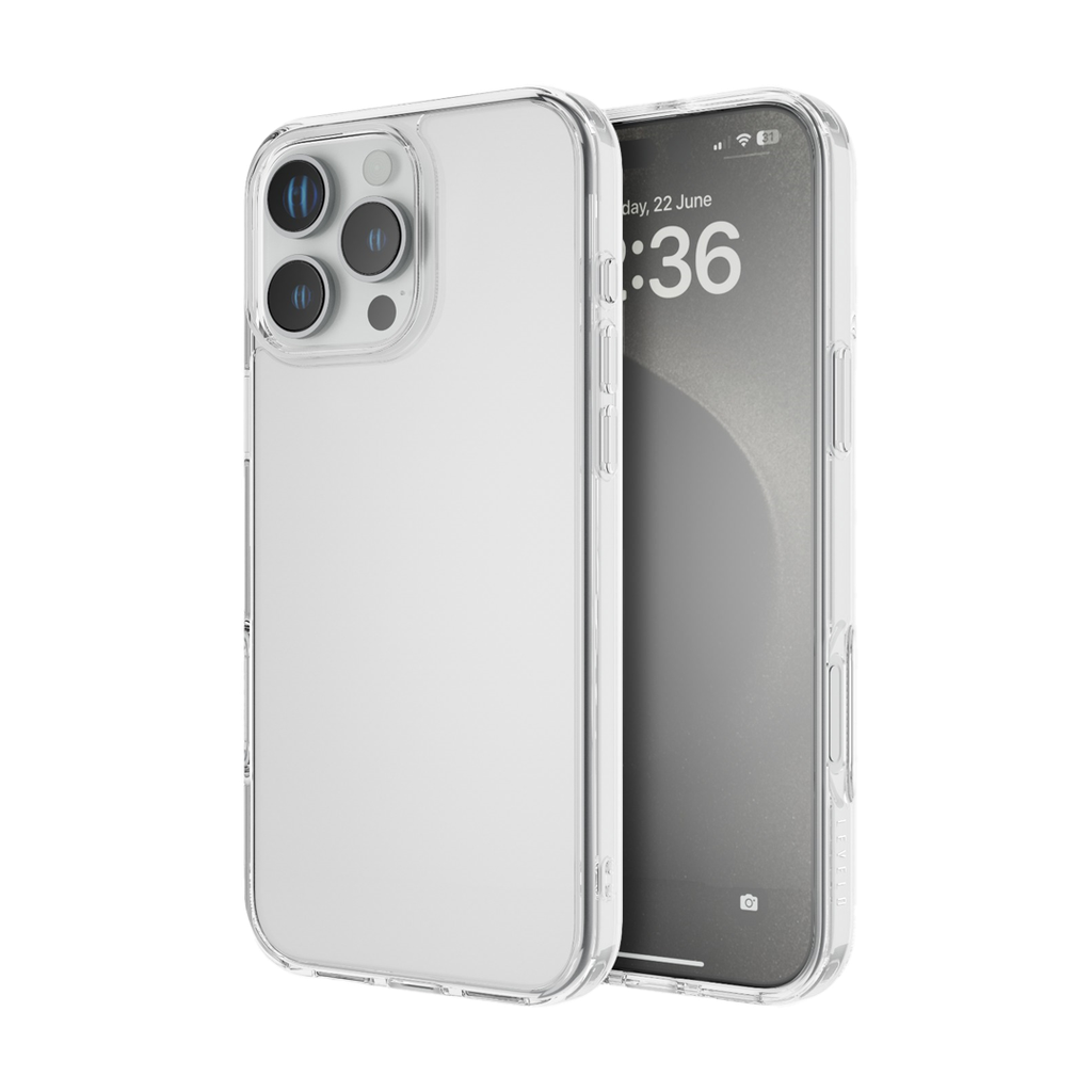 Levelo Clara Clear Case for iPhone 16 Pro