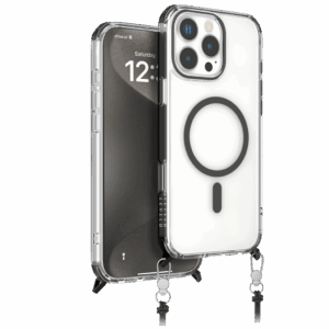 LEVELO CELESTE MAGSAFE CASE WITH CROSSBODY STRAP IPHONE 16 PRO BLACK LVLCMCCS16PBK