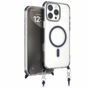 LEVELO CELESTE MAGSAFE CASE WITH CROSSBODY STRAP IPHONE 16 PRO DEEP BLUE LVLCMCCS16PBL