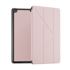 LEVELO IPAD 10.2 INCH ELEGANT HYBRID LEATHER MAGNETIC CASE PINK LEVELGAIRPK