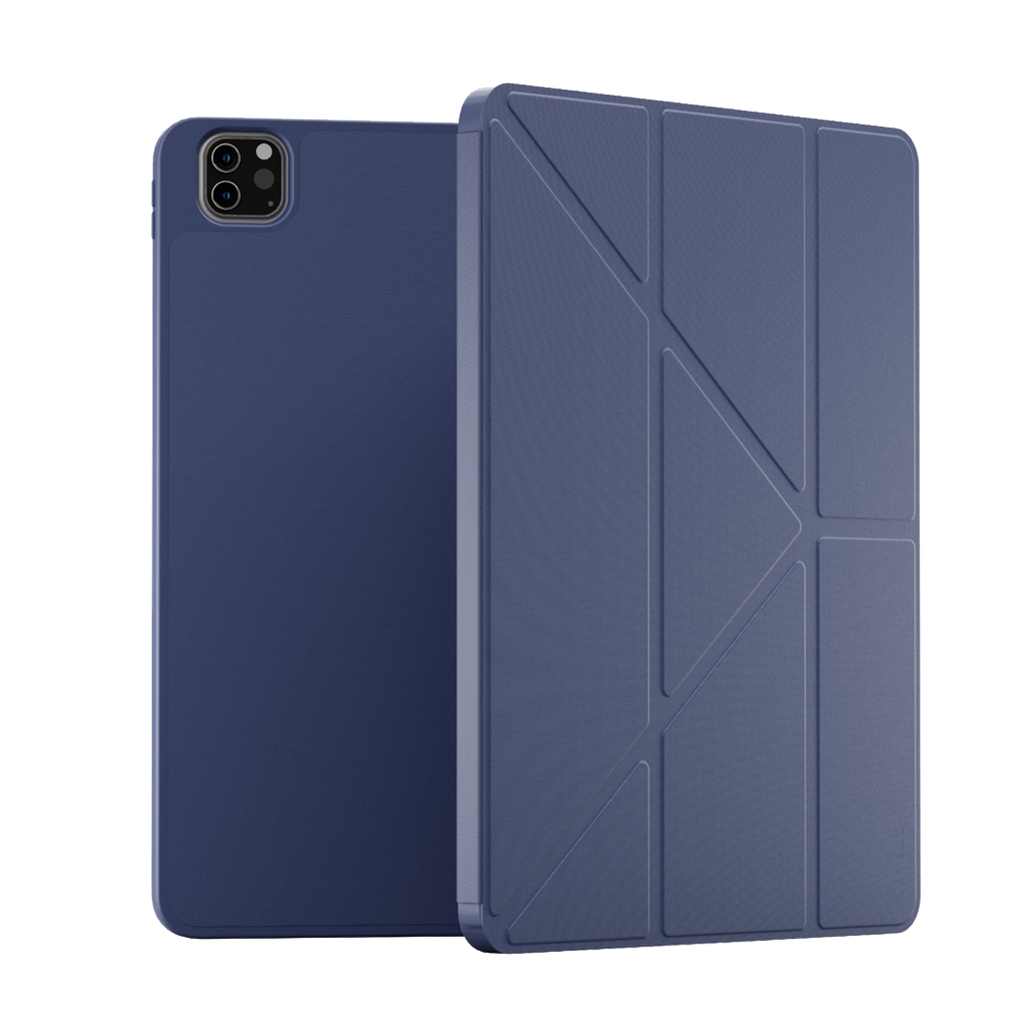 LEVELO ELEGANTE IPAD AIR 10.2 HYBRID LEATHER MAGNETIC CASE BLUE LVLELGP12BU